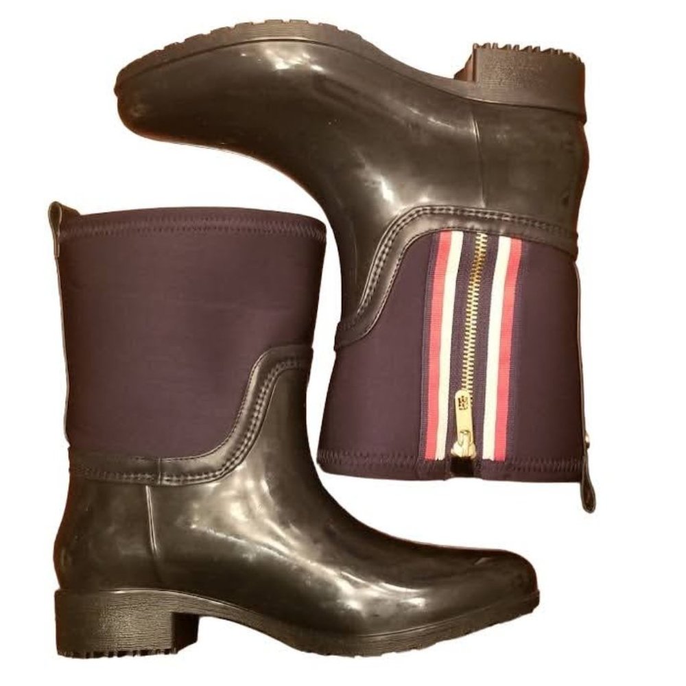 Tommy Hilfiger | Frills Rain / Duck Boots | Size: 7